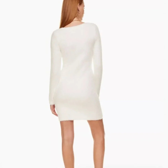 Aritzia Sunday Best Montgomery Dress  NWT White Espace Size XXS - Picture 5 of 12